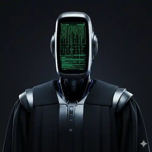 Robot Juez Data calculando nóminas y horas extra de vigilantes