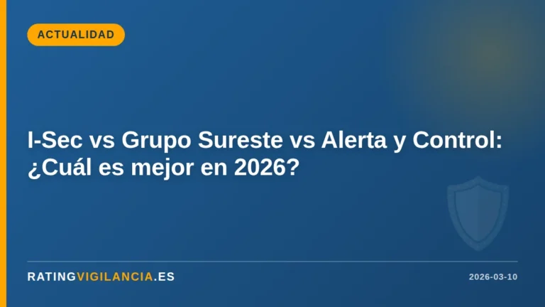 I-Sec vs Grupo Sureste vs Alerta y Control: ¿Cuál es mejor en 2026?
